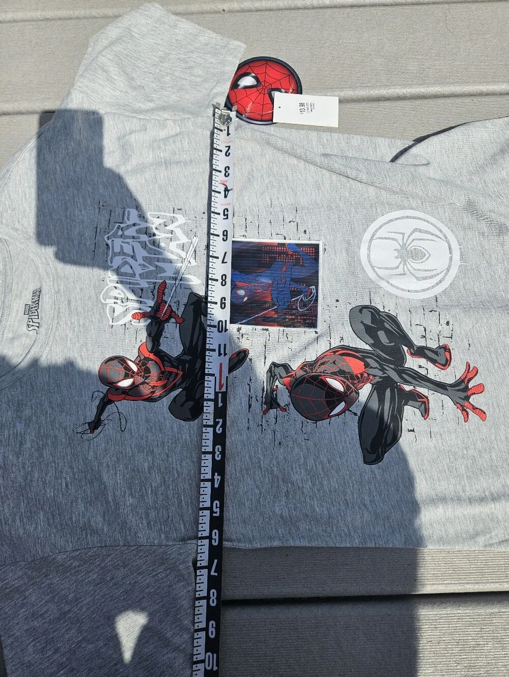 Marvel Boys Grey and Red Spider-Man Short Pajama Set